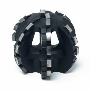 Cutterhoved, gennemsigtig m. 3/8