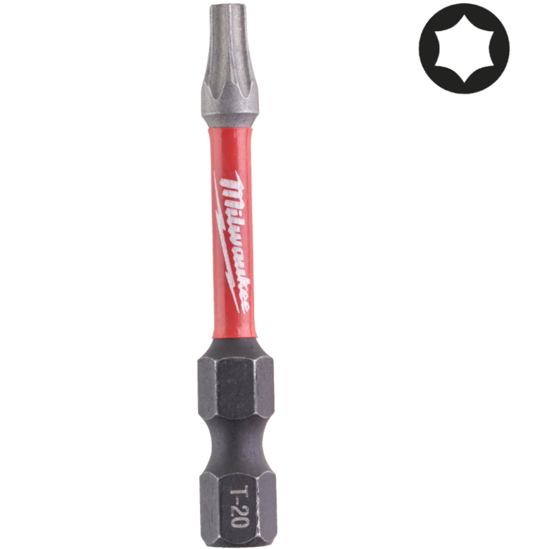 Milwaukee Bits Shockwave TX20 x 50mm 10 pk(4932430877)
