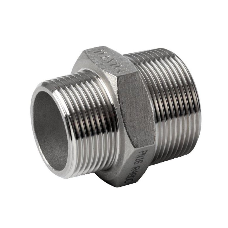 Brystnippel 3 x 2" rustfritstl