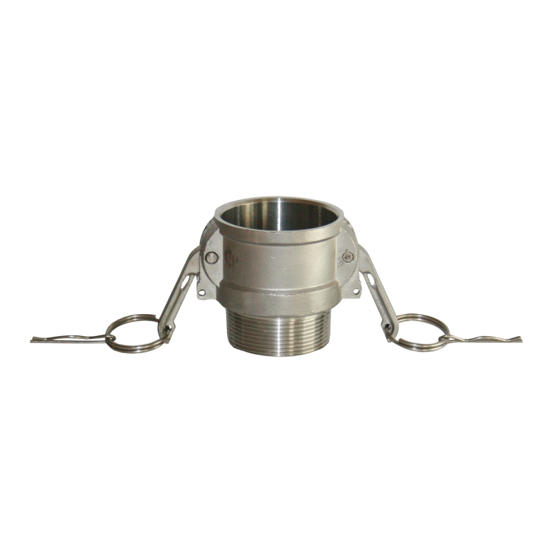 Camlock 2" overgang hun/URG - rustfri 316