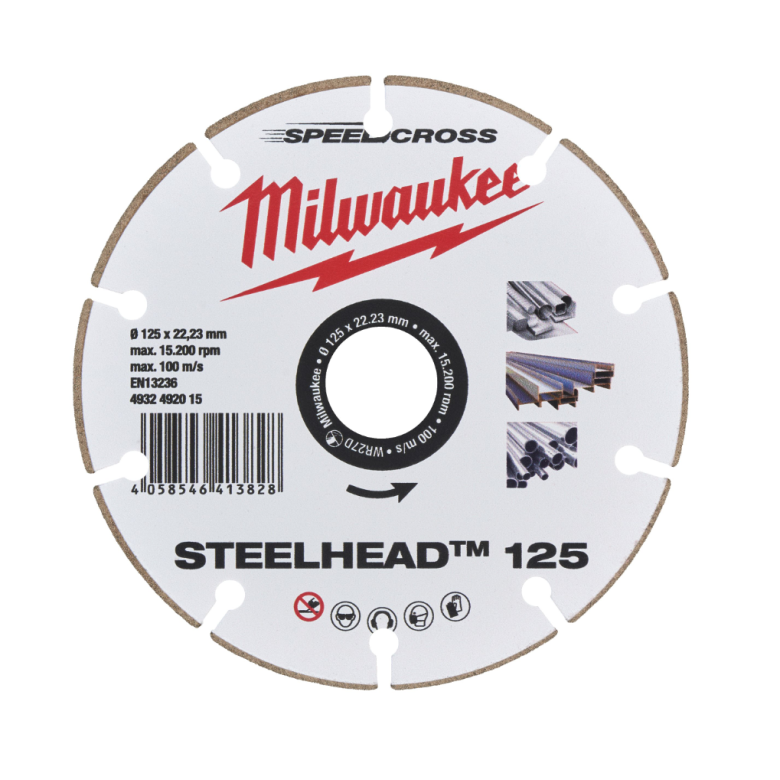 Milwaukee Diamantskive Steelhead 125mm (4932492015)