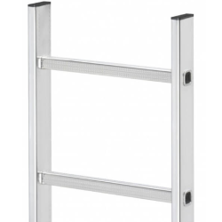 HAILO Fastmonteret facadestige alu med rygb�jle - 8680 mm/31 trin (6047311)