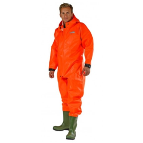 Heldragt Heavy Duty med S5 sikkerhedsgummist�vler (orange)