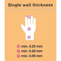 Engangshandske - Ekstra tykke - 90stk, Orange - Str. XL