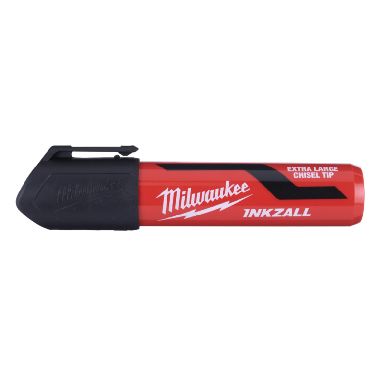 Milwaukee Inkazall Permanent Marker m. Mejselspids XL bred Sort (4932471558)
