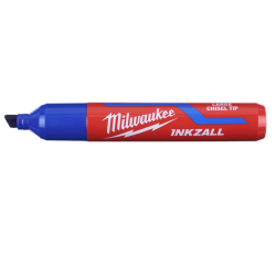 Milwaukee Inkazall Permanent Marker m. Mejselspids bred Bl� (4932471557)