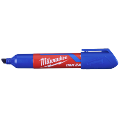 Milwaukee Inkazall Permanent Marker m. Mejselspids bred Bl� (4932471557)