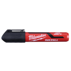 Milwaukee Inkazall Permanent Marker m. Mejselspids bred Sort (4932471555)