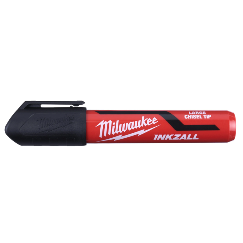 Milwaukee Inkazall Permanent Marker m. Mejselspids bred Sort (4932471555)