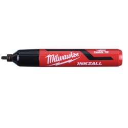 Milwaukee Inkazall Permanent Marker m. Mejselspids bred Sort (4932471555)