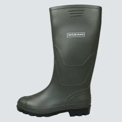 Heldragt Heavy Duty med  PVC handsker (gr�n) og Leisure gummist�vler - str. 46