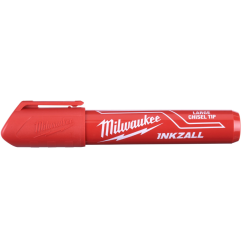 Milwaukee Inkazall Permanent Marker m. Mejselspids bred R�d (4932471556)