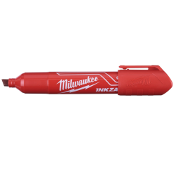 Milwaukee Inkazall Permanent Marker m. Mejselspids bred R�d (4932471556)