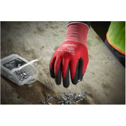 Milwaukee Skrefast arbejdshandske - str. M/8(4932471614)