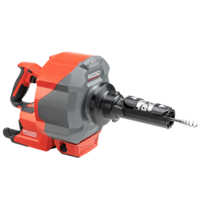 RIDGID K-46 trdls SinkSnake med 8mm x 7,6m IC-spiral, 18 V 2,5 Ah-batteri og oplader