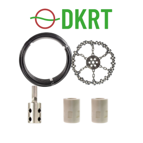 Rensest til boremaskine - 12 mm wire og 100 cyklonkde