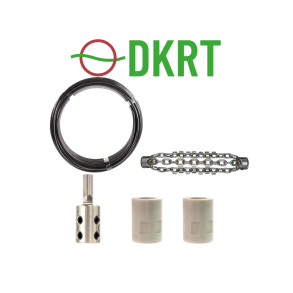 Rensest til boremaskine - 12 mm wire og 100 Rensekde (kopi)