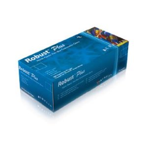 Engangshandske - Ekstra l�ngde - 100stk, bl� - Str. XL