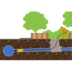 Rotte-Stop-Prop st til 500 mm rr