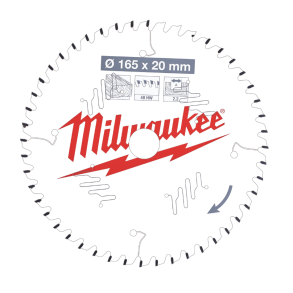 Milwaukee Rundsavklinge til tr 165 x 20 x 2,2 x  48 tnder (4932471295)