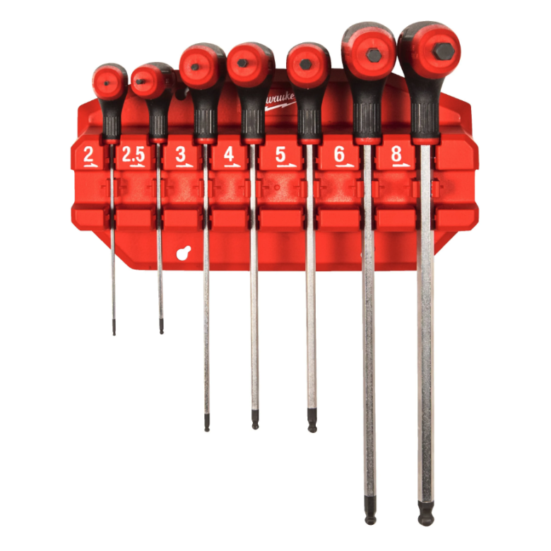 Milwaukee Sekskantnglest med T-greb - 7 dele (4932498677)