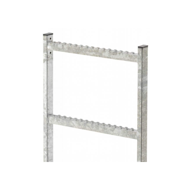 HAILO Skaktstige stl galv. - 400 x 1120 mm/4 trin (9624041)