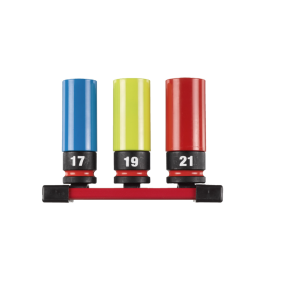 Milwaukee slagtoppe Autost, 17mm, 19mm, 21mm(4932493370)