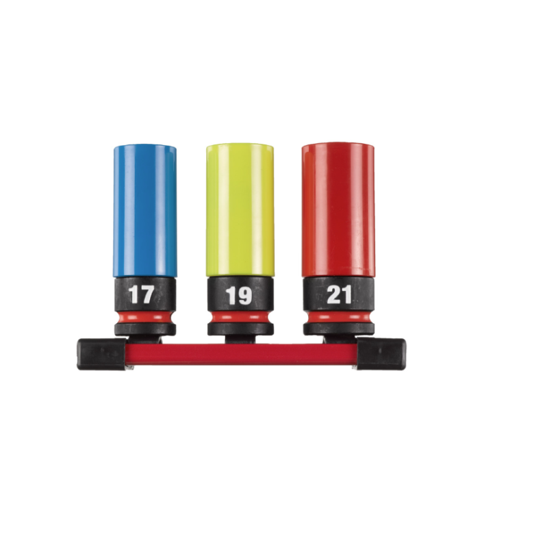 Milwaukee slagtoppe Autost, 17mm, 19mm, 21mm(4932493370)