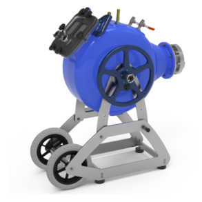 *UDLEJNING* Skudtromle kulfiber - 600 mm til Strmpeforing