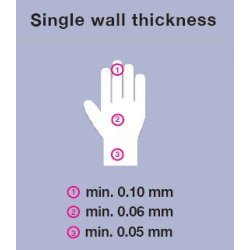 Engangshandske - Smudshandske - 100stk, lilla - Str. XL
