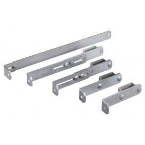 HAILO Vgbeslag galv. stl til facadestige - fast afstand 185 mm (6029061)