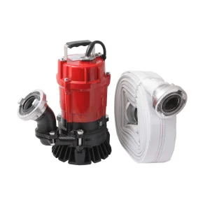 Dykpumpe med brandslange