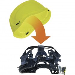 Klatrehjelm Granite Wind (gul)