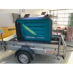 *UDLEJNING* Motorpumpe 4" 115m3/t trailermonteret