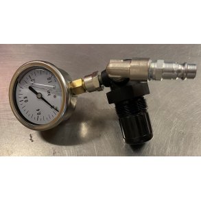 Regulator og manometer til Rotte-Stop-Prop trykspand