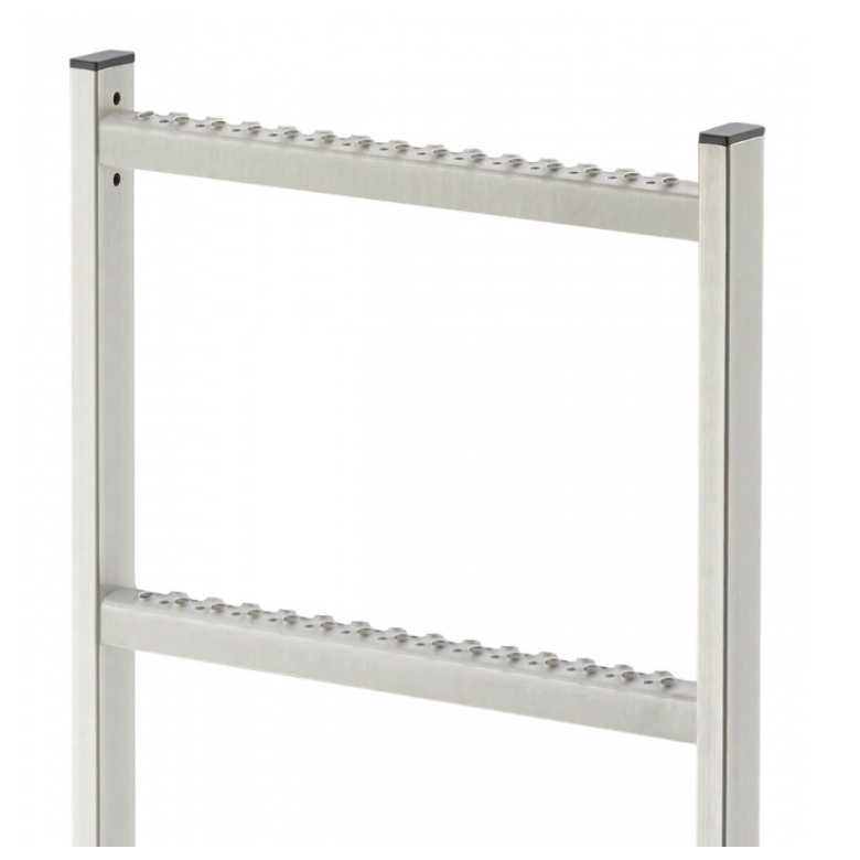 HAILO Skaktstige rustfrit stl - 400 x 3920 mm/14 trin (9634141)