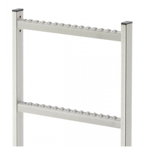 HAILO Skaktstige rustfrit stl - 400 x 3640 mm/13 trin (9634131)