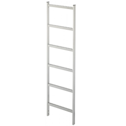 HAILO Skaktstige rustfrit stl - 400 x 840 mm/3 trin (9634031)